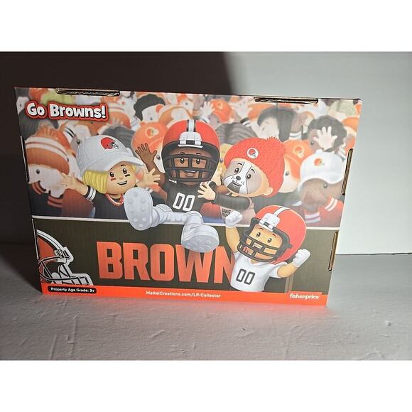Fisher Price - Little People Collector NFL Cleveland Browns 4-Pack - Picture 9 of 10